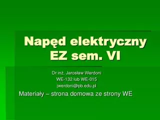 nap d elektryczny ez sem vi