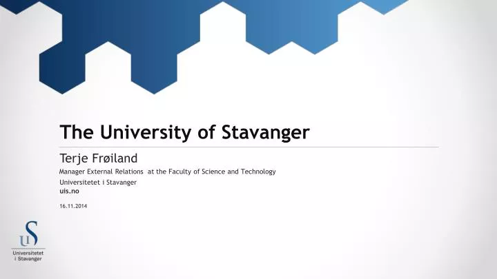 the university of stavanger