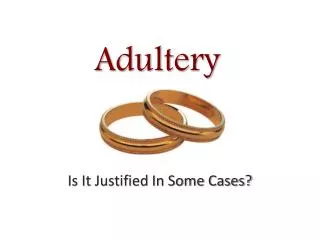 Adultery