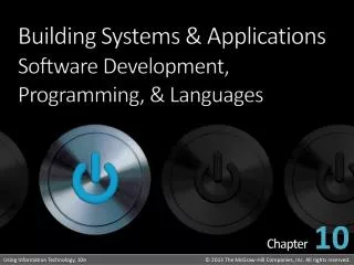 Building Systems &amp; Applications Software Development, Programming, &amp; Languages