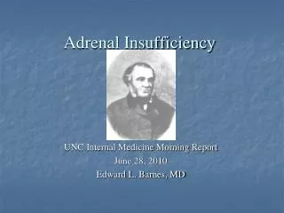 Adrenal Insufficiency