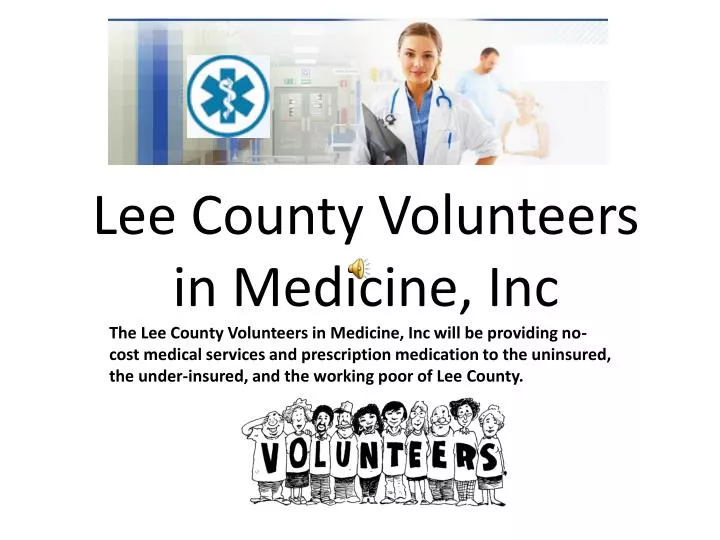 lee county volunteers in medicine inc