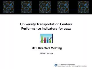 University Transportation Centers Performance Indicators for 2012