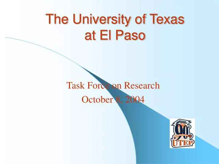the university of texas at el paso