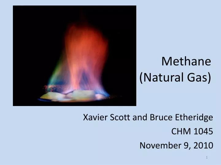 methane natural gas