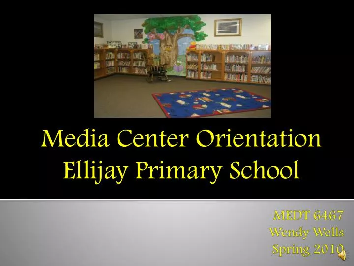 media center orientation ellijay primary school