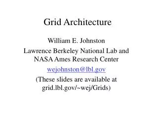 Grid Architecture