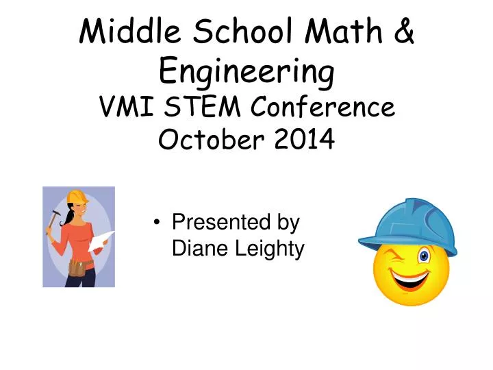 middle school math engineering vmi stem conference october 2014