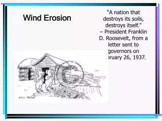 Wind Erosion