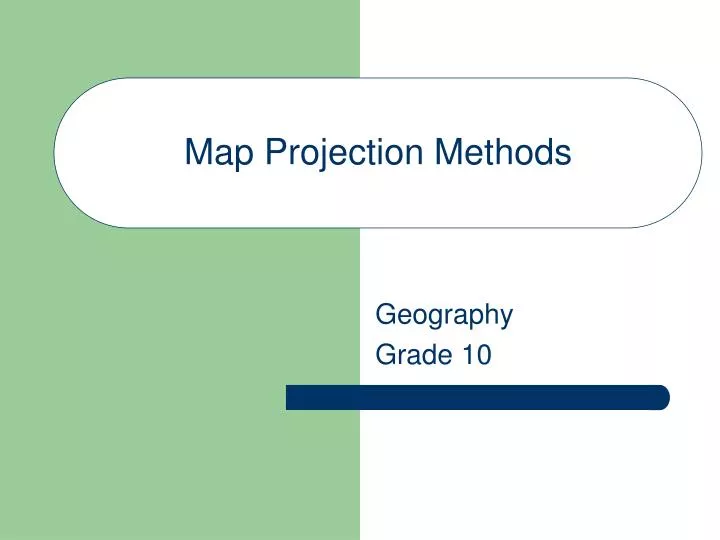 map projection methods