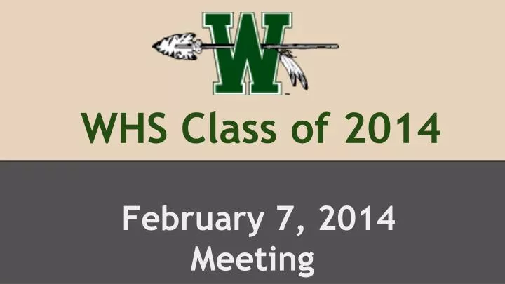 whs class of 2014