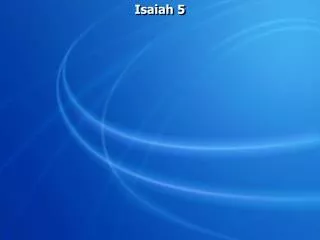 Isaiah 5