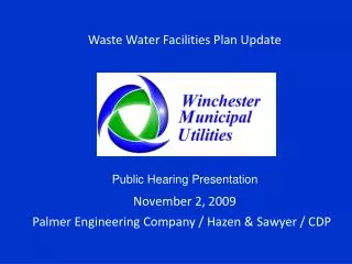 Waste Water Facilities Plan Update