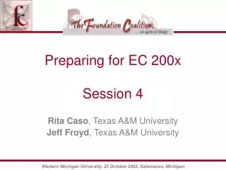 preparing for ec 200x session 4