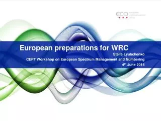 European preparations for WRC