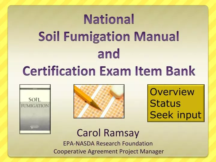 carol ramsay epa nasda research foundation cooperative agreement project manager