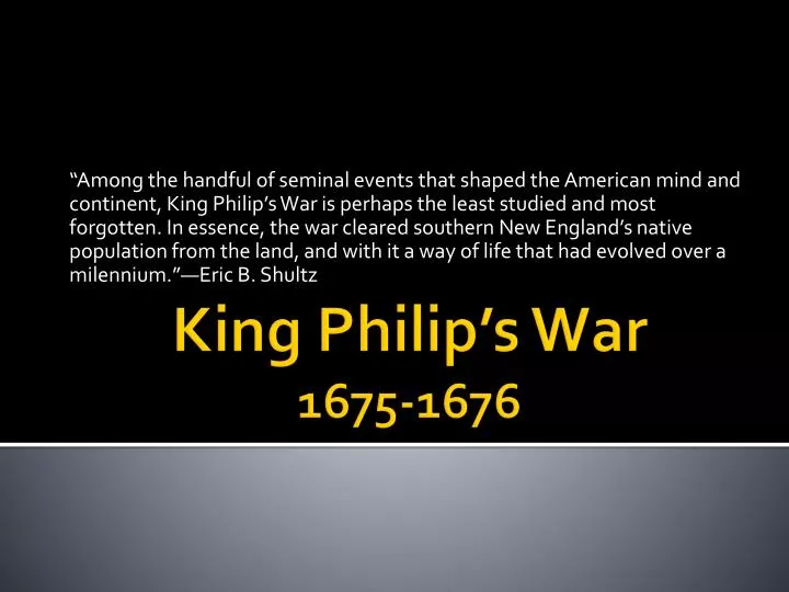 king philip s war 1675 1676