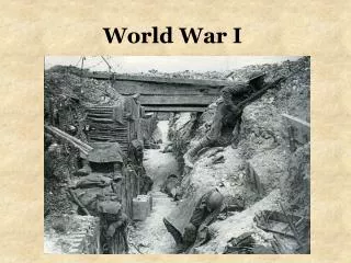 World War I