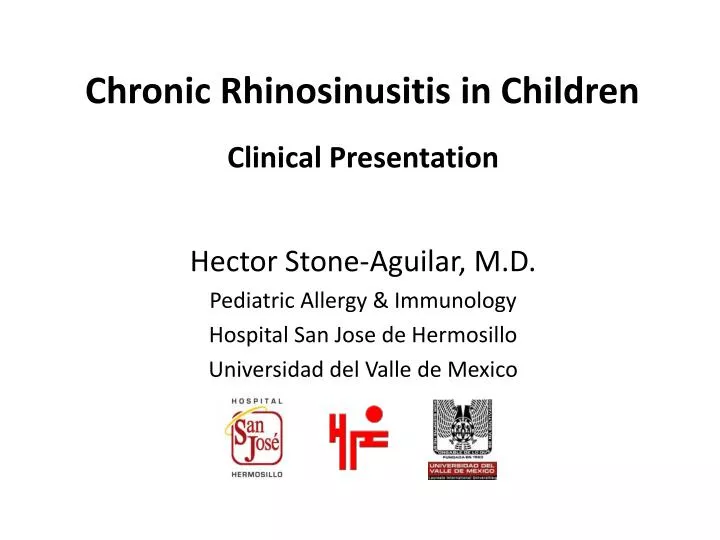 chronic rhinosinusitis in children