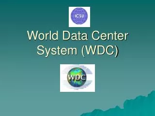 World Data Center System (WDC)