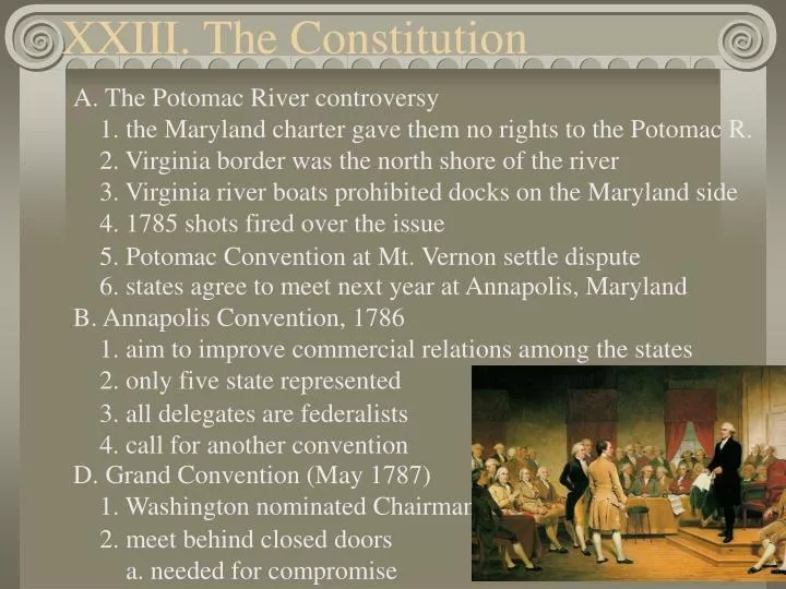 xxiii the constitution