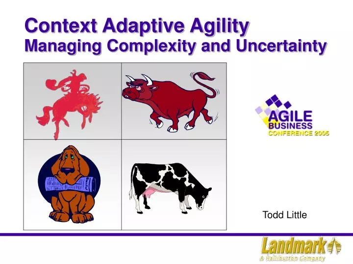 context adaptive agility managing complexity and uncertainty