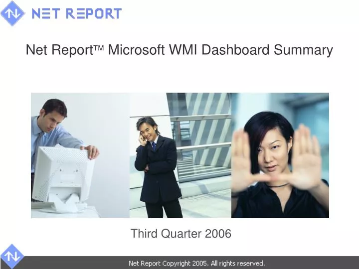 net report microsoft wmi dashboard summary