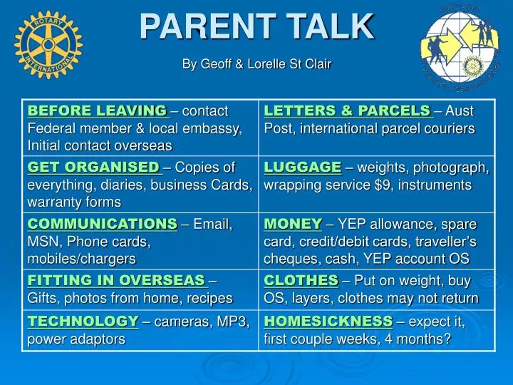 parent talk
