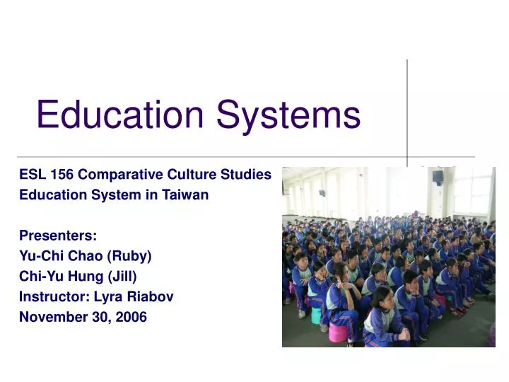 education systems