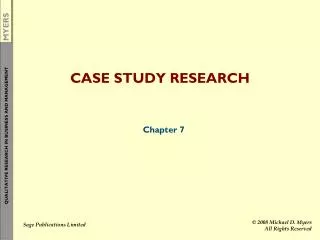 CASE STUDY RESEARCH