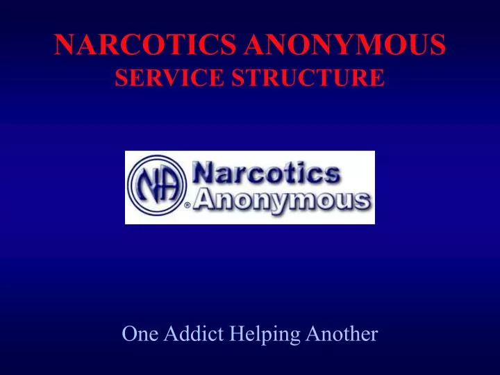narcotics anonymous service structure