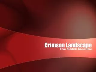 Crimson Landscape