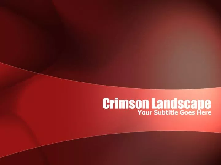 crimson landscape