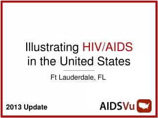 Illustrating HIV/AIDS in the United States