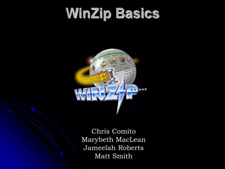winzip basics