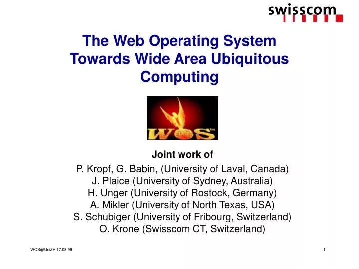 the web operating system towards wide area ubiquitous computing