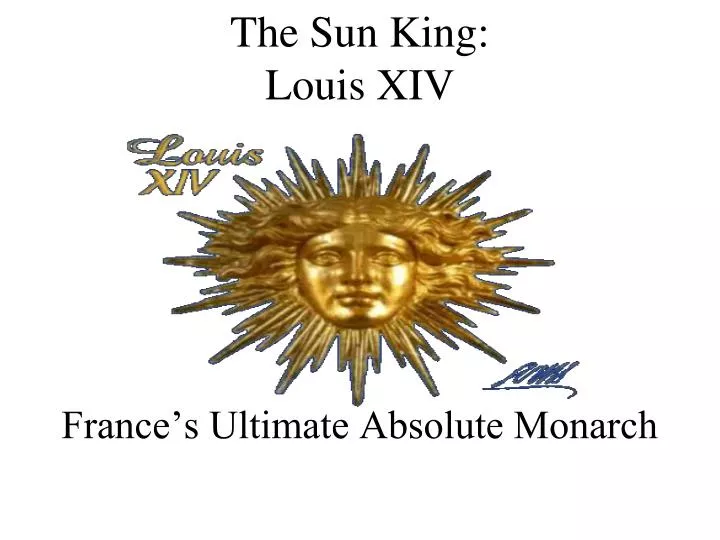 the sun king louis xiv
