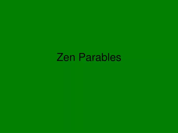 zen parables