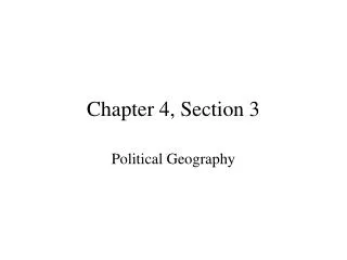 Chapter 4, Section 3