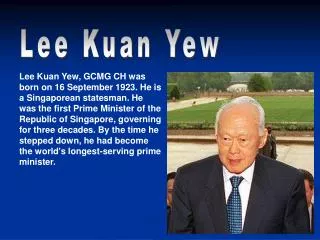 Lee Kuan Yew