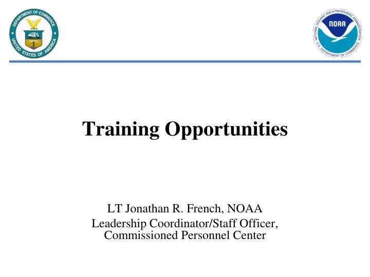 training opportunities