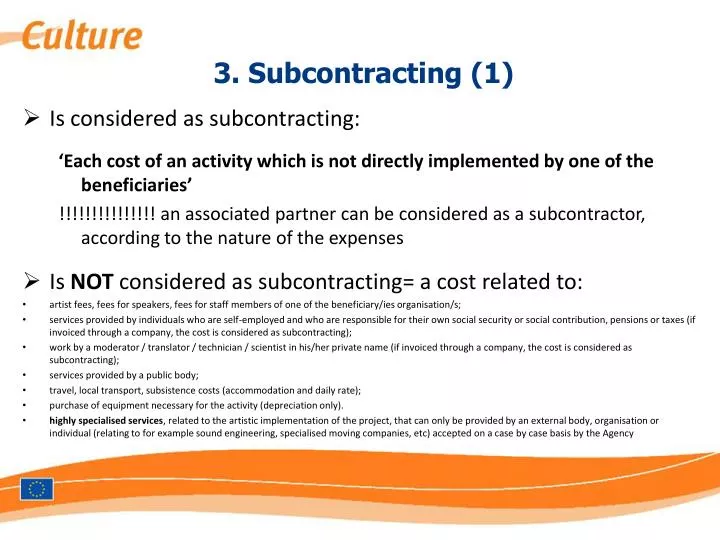 3 subcontracting 1