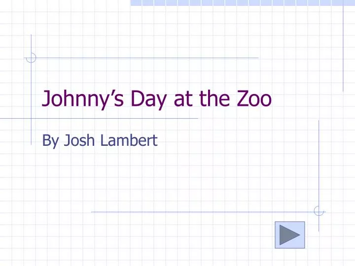johnny s day at the zoo