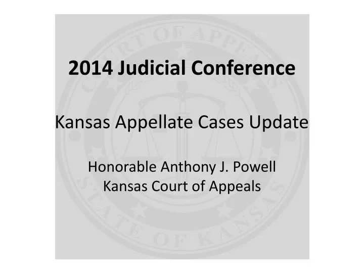 2014 judicial conference kansas appellate cases update
