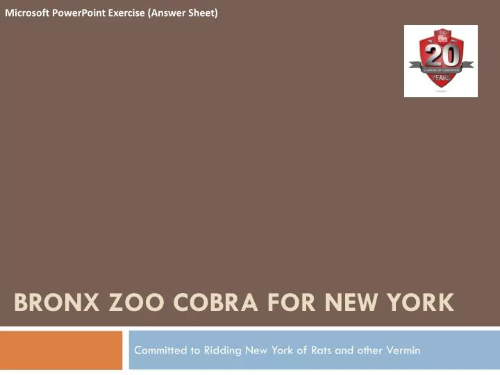 bronx zoo cobra for new york