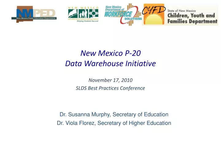 new mexico p 20 data warehouse initiative