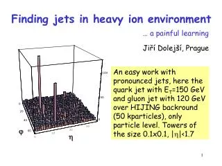 Finding jets in heavy ion environment