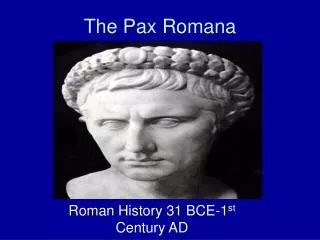 The Pax Romana