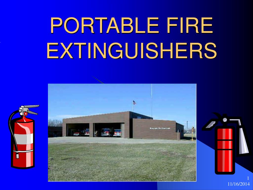 PPT - PORTABLE FIRE EXTINGUISHERS PowerPoint Presentation, free ...