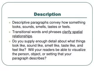 description